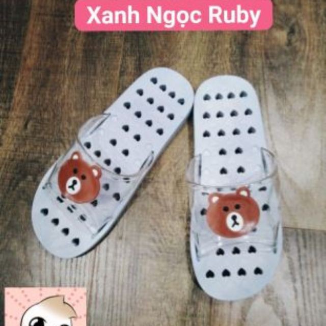 Dép lỗ gấu Misha quai trong đi trong nhà, nhà tắm - Hàng Có Sẵn Tại Shop Bun Shop | BigBuy360 - bigbuy360.vn