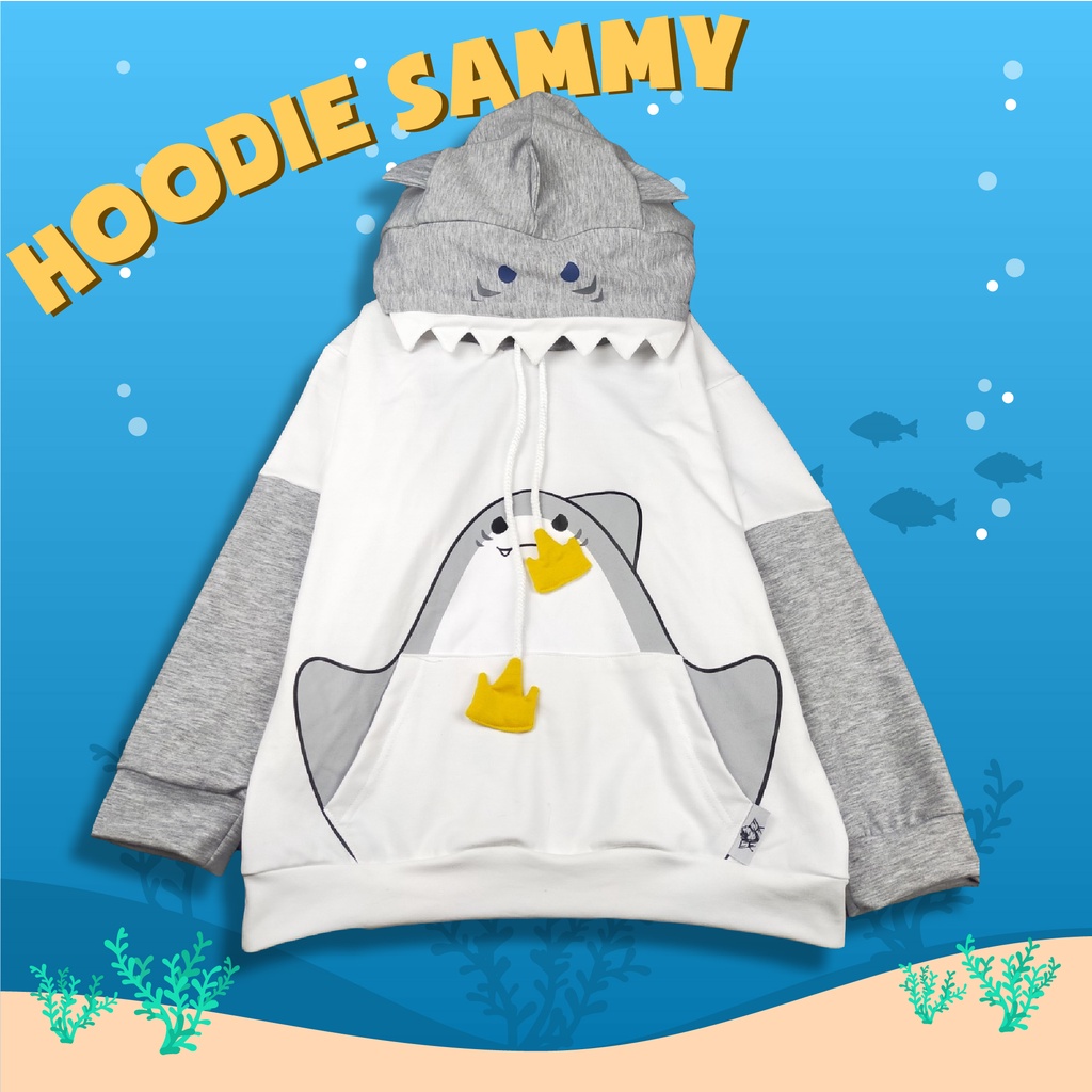 Áo hoodie Sammy nỉ da cá (Tặng kèm móc khóa)