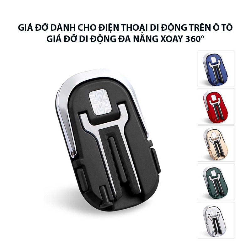 Giá Đỡ Dành Cho Điện Thoại Di Động Trên Ô Tô, Giá Đỡ Di Động Đa Năng Xoay 360°
