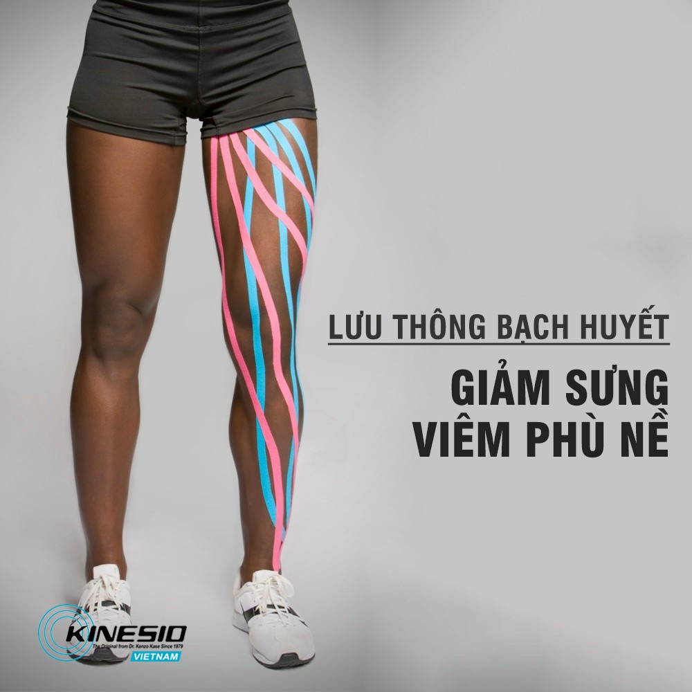 [CHÍNH HÃNG] Băng Keo Thể Thao Kinesio Tex Classic 5cm x 4m - Hỗ Trợ Vận Động, Chấn Thương &amp; Hồi Phục Cơ Khớp