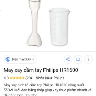 Sinh tố cầm tay Philips