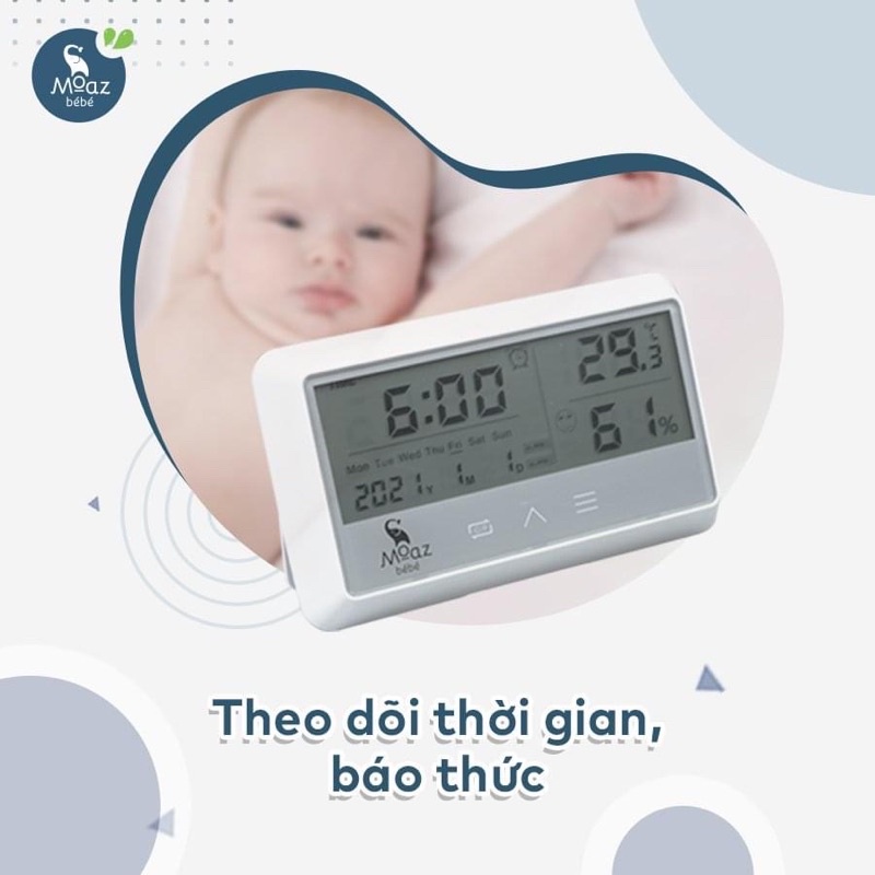 Moaz Bébé - Nhiệt ẩm kế MB027