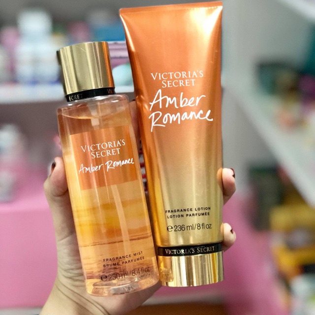 Dưỡng Thể Nước Hoa Victoria Secret Amber Romance Fragrance Lotion 236ml 𝕃𝕒𝕧𝕚𝕖𝟘𝟘𝟙 𝕊𝕙𝕠𝕡