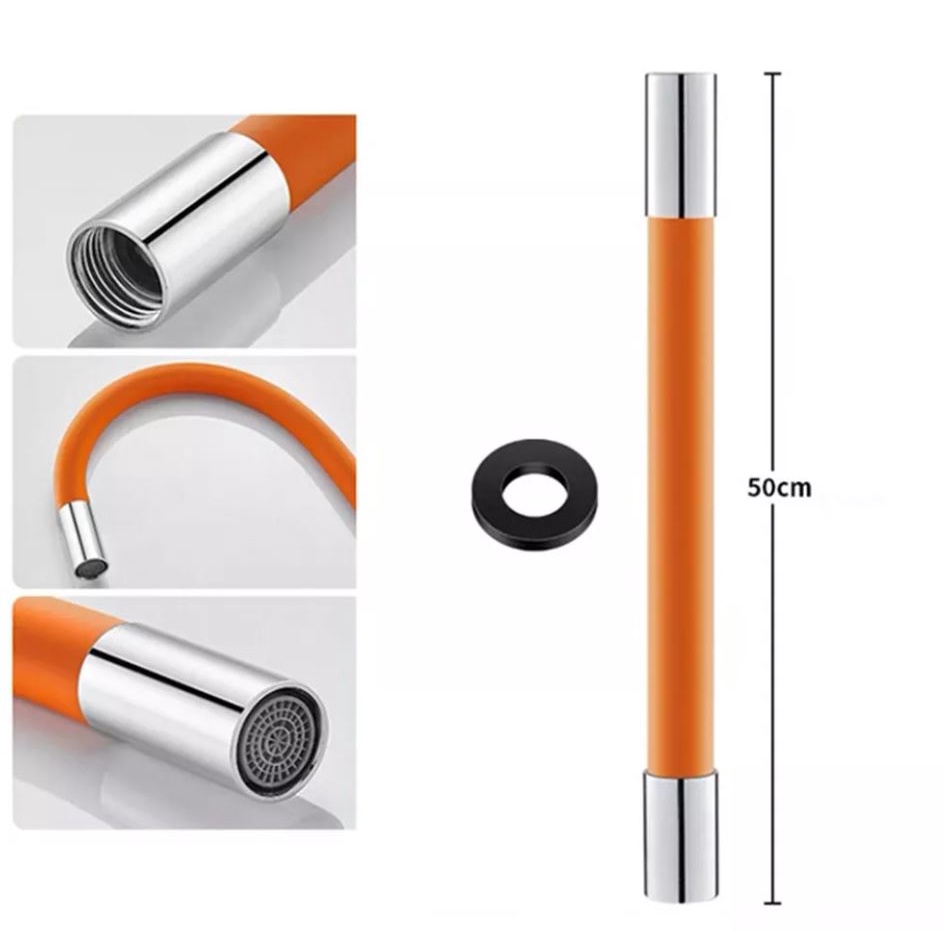 Đầu nối dài CAM cho vòi hồ, vòi nhà tắm thông dụng chất liệu silicon cao cấp, an toàn, linh hoạt, dễ sử dụng