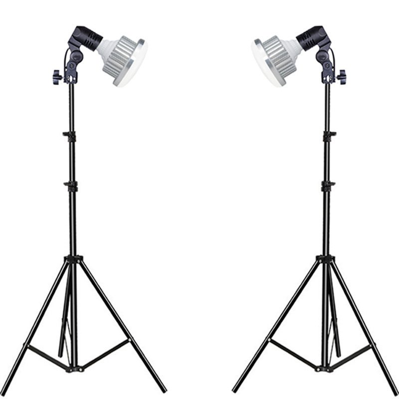 Bộ kit studio đèn trợ sáng bóng nấm điều chỉnh màu remote chân cao 2m spa livestream quay phim chuyên nghiệp