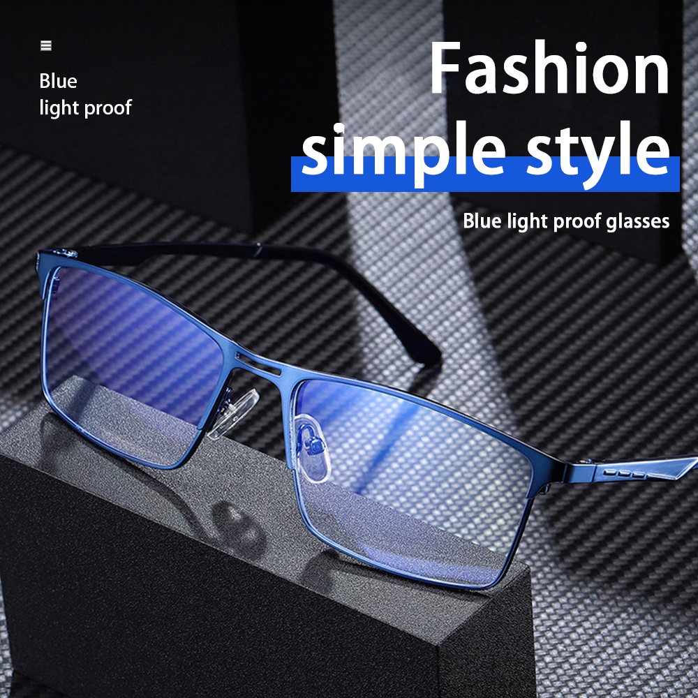 Kính cận VIENDO gọng vuông đổi màu chống tia xanh dương và tia UV có độ 0~-6.0 độ cắt kính theo yêu cầu cho nam(có thể cắt cận thị ống kính)