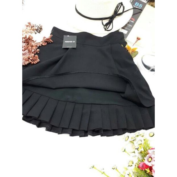 Chân váy sếp ly 2 tầng chất dày - có TÚI, có kèm quần vô cùng tiện lợi ( <52kg) | BigBuy360 - bigbuy360.vn