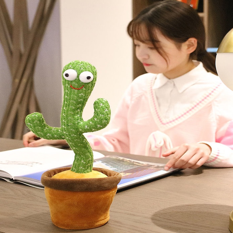 Xương rồng nhảy múa có đủ phụ kiện mũ, khăn