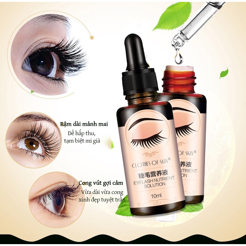 Dưỡng Mi Serum Tăng Trưởng Lông Mi Tinh Chất Dài Lông Mày 10ML Kích Thích Mọc Lông Mi Làm Dày Lông Mi Lông Mày Và Đường Chân Tóc Mọc Nhanh Tự Nhiên Nuôi Dưỡng Mi Dài Và Cong