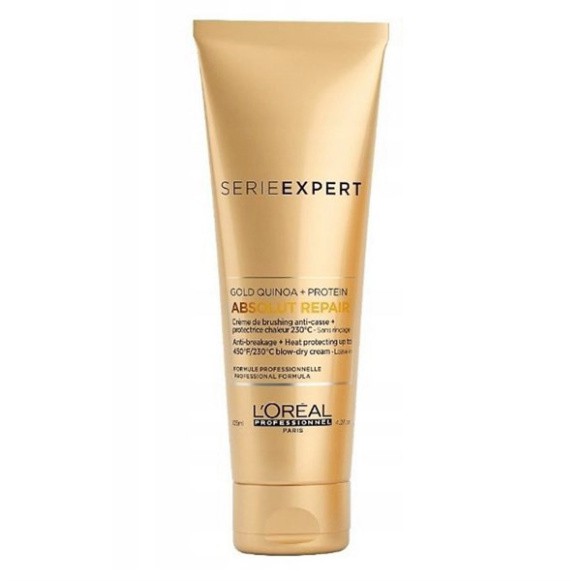 [G01] Kem dưỡng xả khô chống nhiệt Loreal Absolut Repair Gold Quinoa cho tóc khô hư tổn 125ml (SPAIN) S007