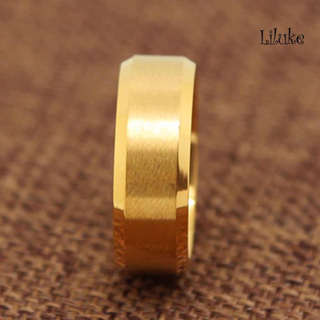 Nhẫn Đeo Tay Màu Trơn 8mm Không Dễ Vỡ Dành Cho Nam Nữ