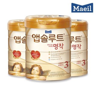 Sữa bột cao cấp Hàn Quốc Maeil Absolute 3 cho trẻ từ 6-12 tháng tuổi 800gr