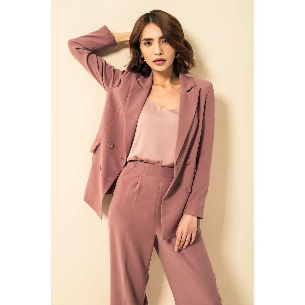 Set vest blazer nữ Juliette MAIIMER dáng suông