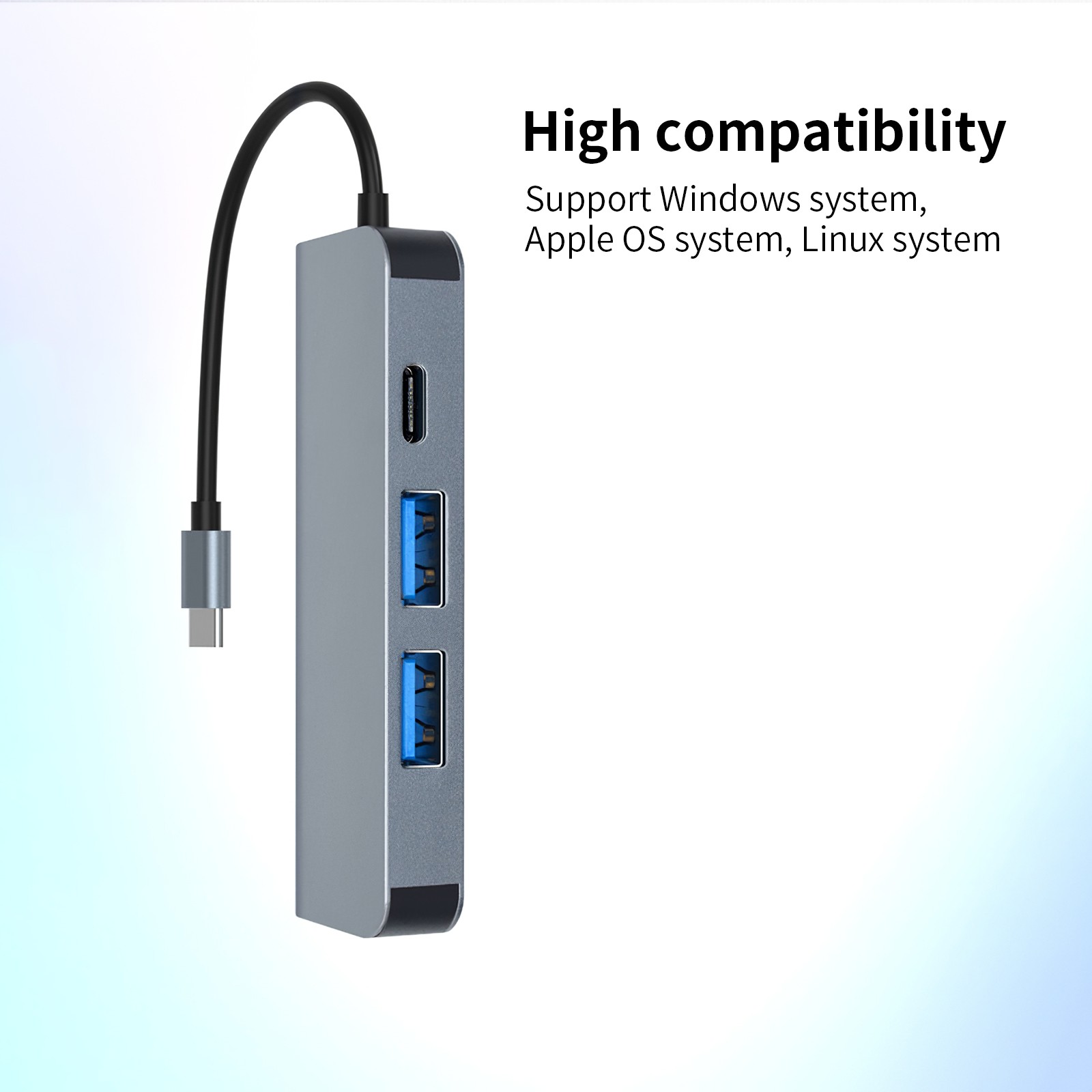 Bộ Chia Cổng Usb Type-C Sang Usb Hdmi 3.0 Hdmi 4 Trong 1 Cho Macbook