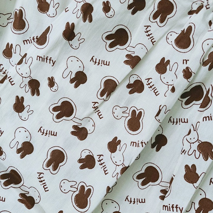 Đồ bộ vải kate mềm quần lửng áo bèo cho bé gái 8-20kg