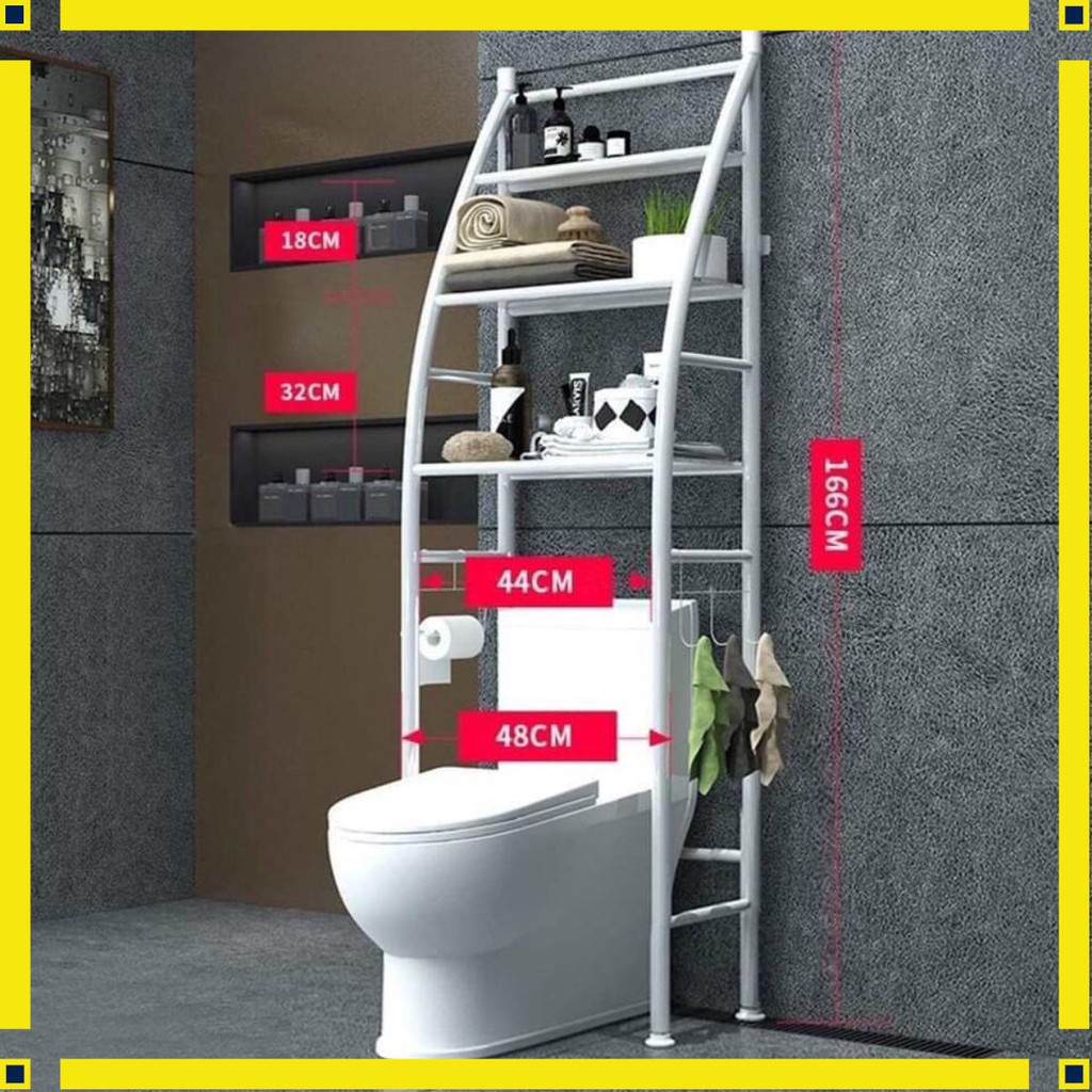 kệ để đồ sau toilet dáng thẳng