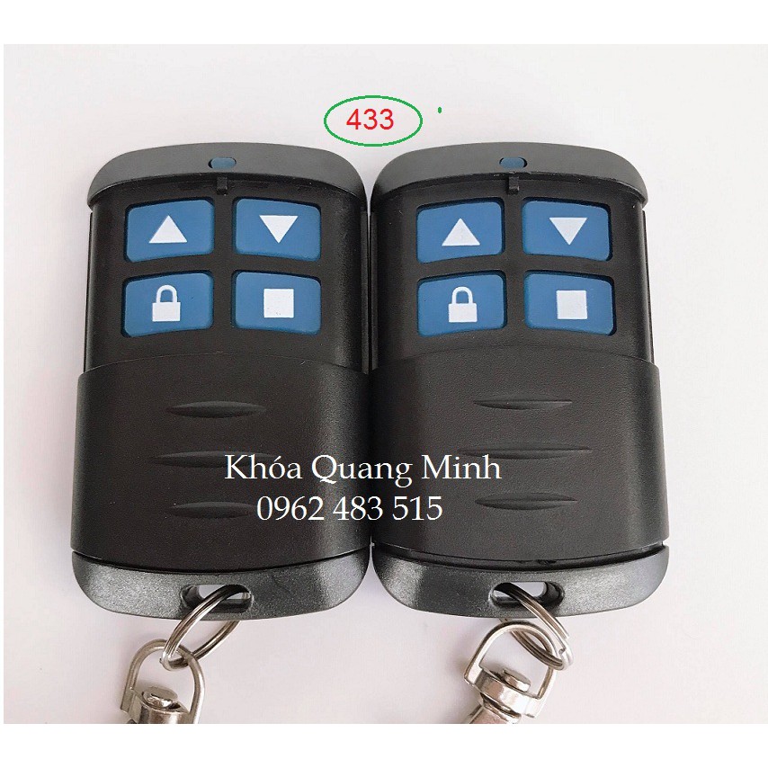 Điều khiển tự học mã chống nước, sóng 433, sóng xa - khoẻ