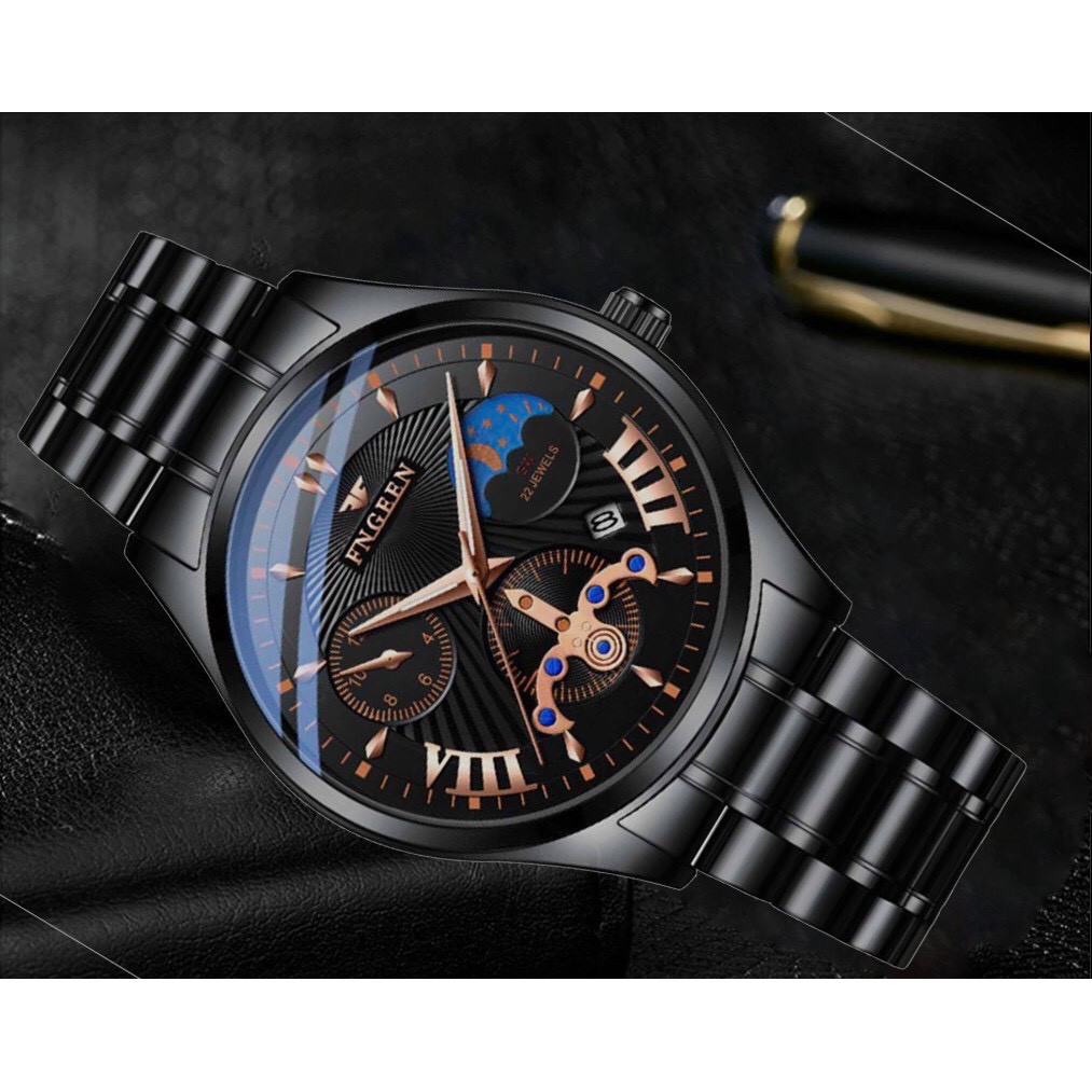 Đồng hồ nam Chính Hãng FNGEEN FTL Mặt Phản Quang Cực Đẹp | BigBuy360 - bigbuy360.vn