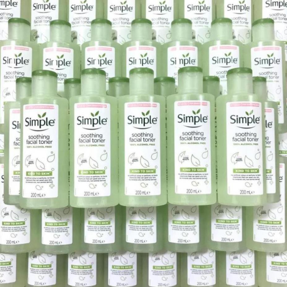 [NEW]Nước hoa hồng Simple Kind-to-Skin Soothing Facial Toner 200ml | BigBuy360 - bigbuy360.vn
