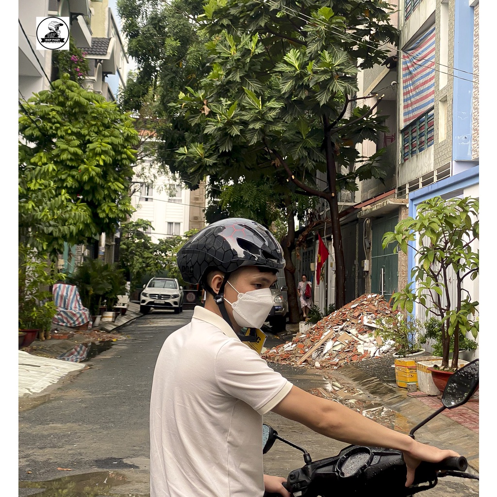 NÓN POC 02 ỐNG BÔ MÀU TỔ ONG BÓNG CHÍNH HÃNG 2022, BẢO HÀNH 12 THÁNG