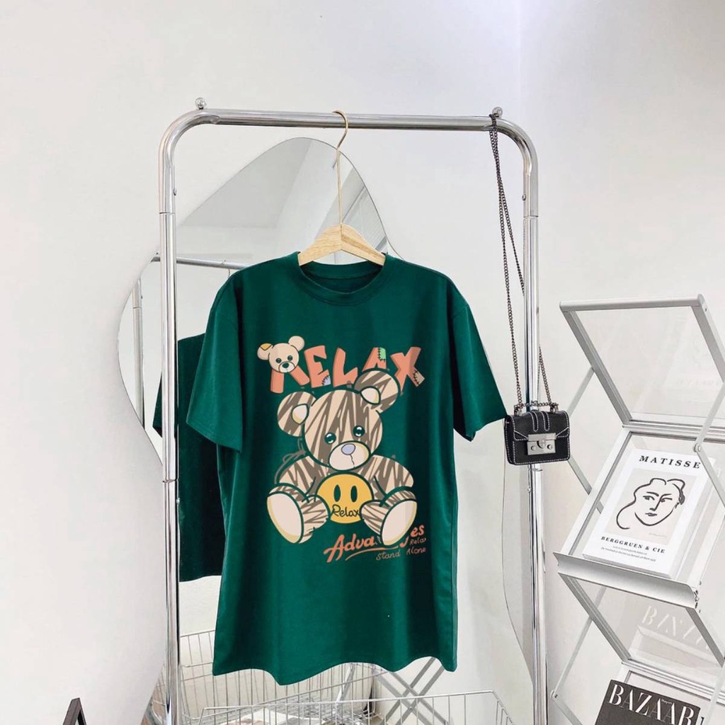 Áo Thun lạnh Nam Nữ TN73 Unisex Form rộng tay lỡ HALEY street wear Basic cao cấp chất cotton 100% -  phông siêu mát