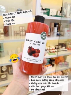 SỮA RỬA RAU CỦ THẢI ĐỘC Super Vegitoks cleanser