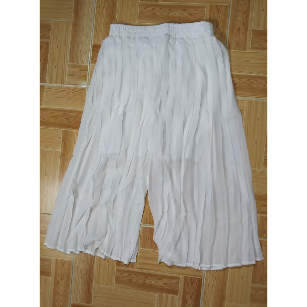 Váy quần xếp ly, quần ống rộng xếp ly, Culottes xếp ly -QC05 | BigBuy360 - bigbuy360.vn