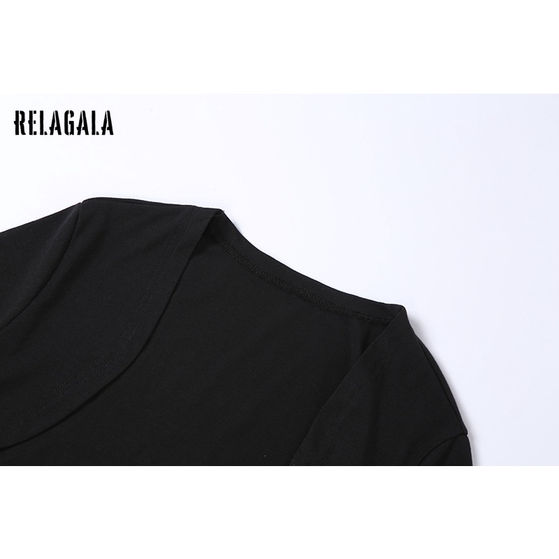 Áo Lửng Tay Dài Dáng Ôm In Họa Tiết Thời Trang Cho Nữ