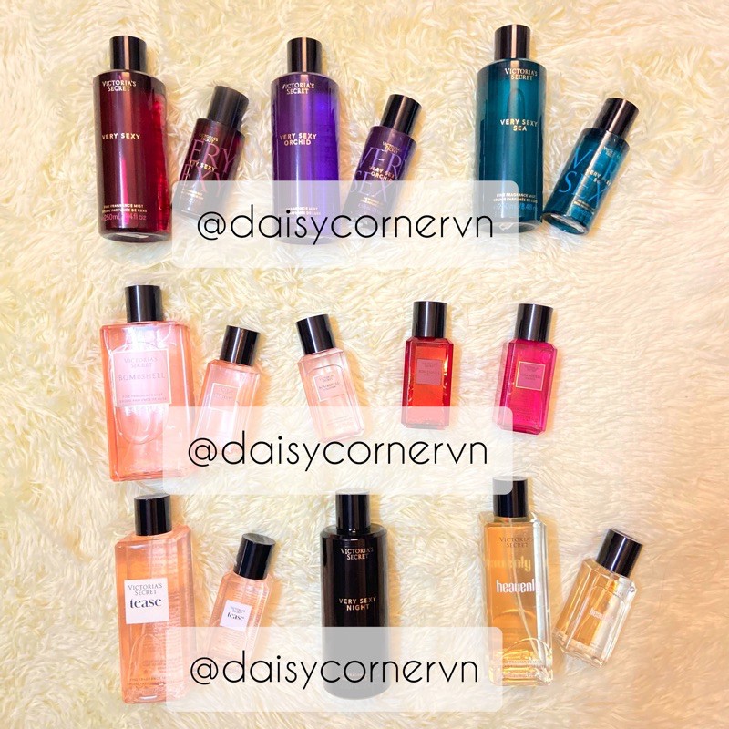 [🇺🇸A.U.T.H] Xịt thơm body mist Victoria’s Secret nước hoa Fragrance Mist