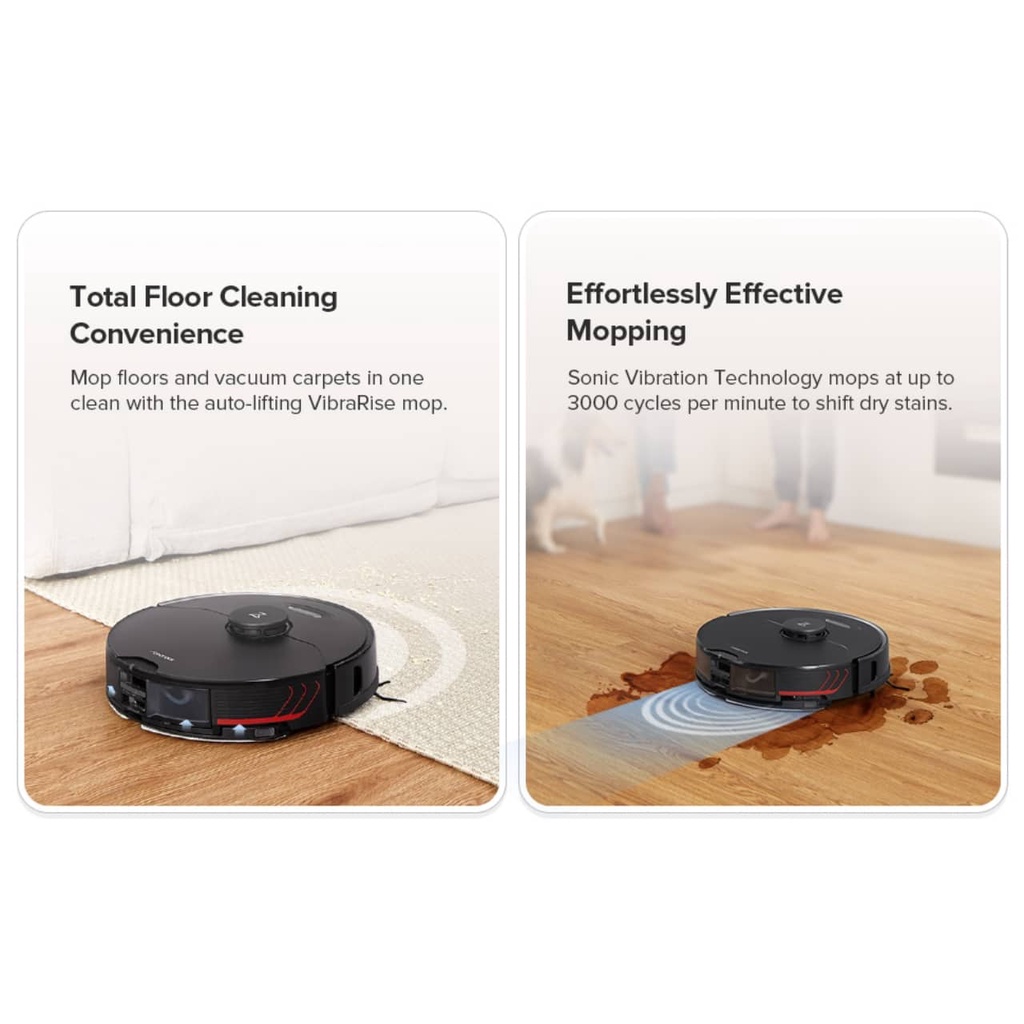 Robot hút bụi lau nhà Roborock S7 MaxV Bảo hành chính hãng, Bản Quốc tế - Tặng kèm nước lau sàn