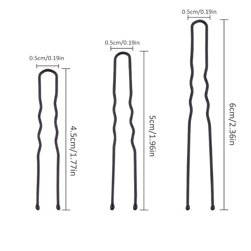 Kẹp Tóc Kim Loại Hình Chữ U Tạo Kiểu Tóc DIY