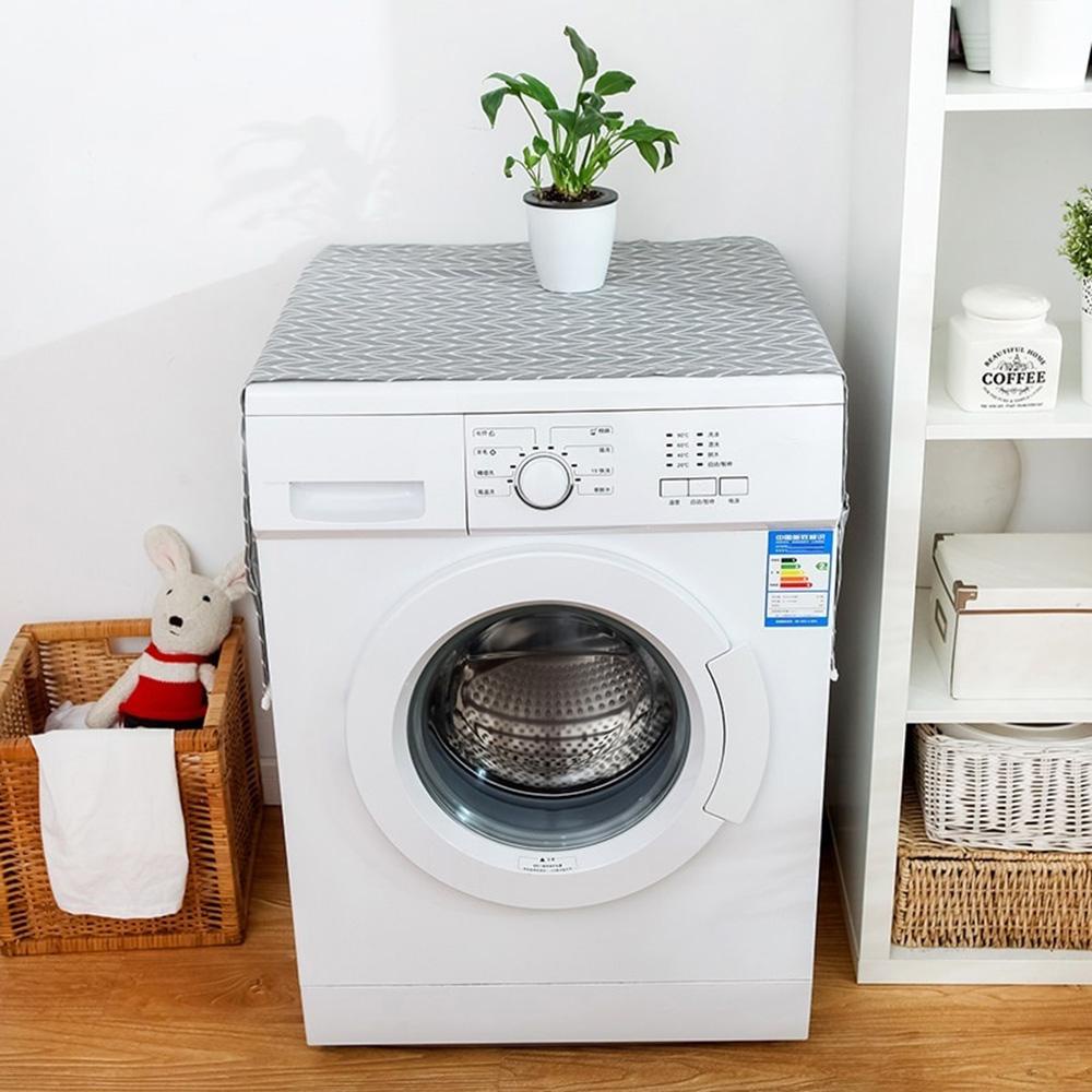 Tấm Vải Che Phủ Tủ Lạnh In Họa Tiết Đa Năng
