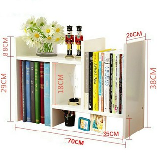 Kệ Sách Gỗ Mini Để Bàn Chống Trầy