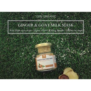Mặt nạ Organic GỪNG - Ginger & Goat Milk Mask
