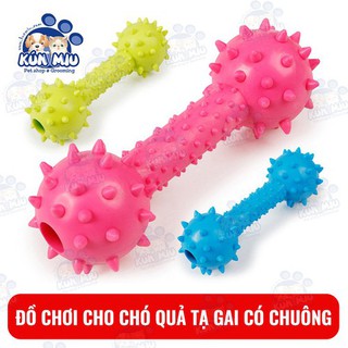 Đồ chơi cho chó hình quả tạ gai