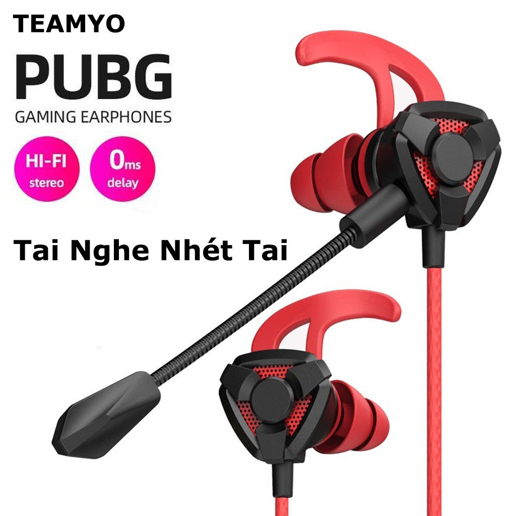 Tai nghe có dây Game G6 G9 có tích hợp micro nhỏ gọn tiện dụng PUBG