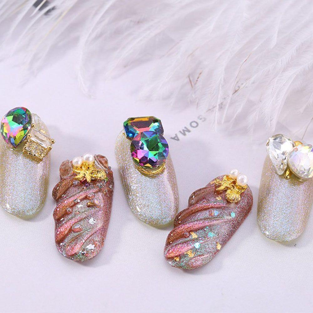 Hạt Thủy Tinh 3D Dùng Trang Trí Móng Tay Nghệ Thuật DIY