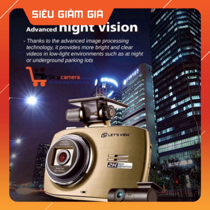 SALE SẬP NGUỒN Camera hành trình nhập khẩu Hàn Quốc LET'S VIEW SH-200M HÀNG CAO CẤP | BigBuy360 - bigbuy360.vn
