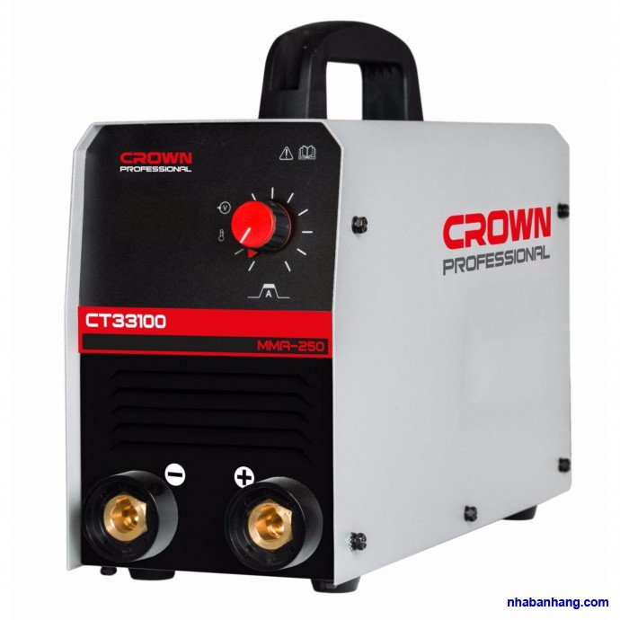 Máy hàn điện crow CT33100 MMA250 chính hãng(hàn que 2.0-4.4)