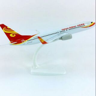Mô hình máy bay tĩnh B737-800 Hainan Airlines 16cm