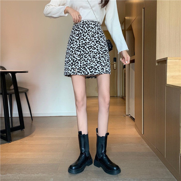 Chân Váy Lưng Cao Hoạ Tiết Da Báo Thiết Kế Xẻ Quyến Rũ | BigBuy360 - bigbuy360.vn