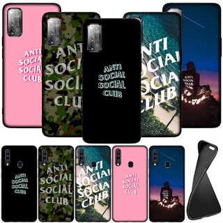 Ốp điện thoại silicon mềm hình anti social social club cho Samsung Galaxy Note 20 Ultra 10 Plus Lite 9 8 A11 A51 A71 +