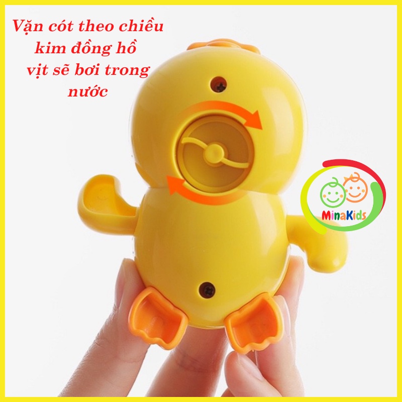 Vịt Bơi Vặn Cót Thả Bồn Ngộ Nghĩnh Cho Bé Yêu