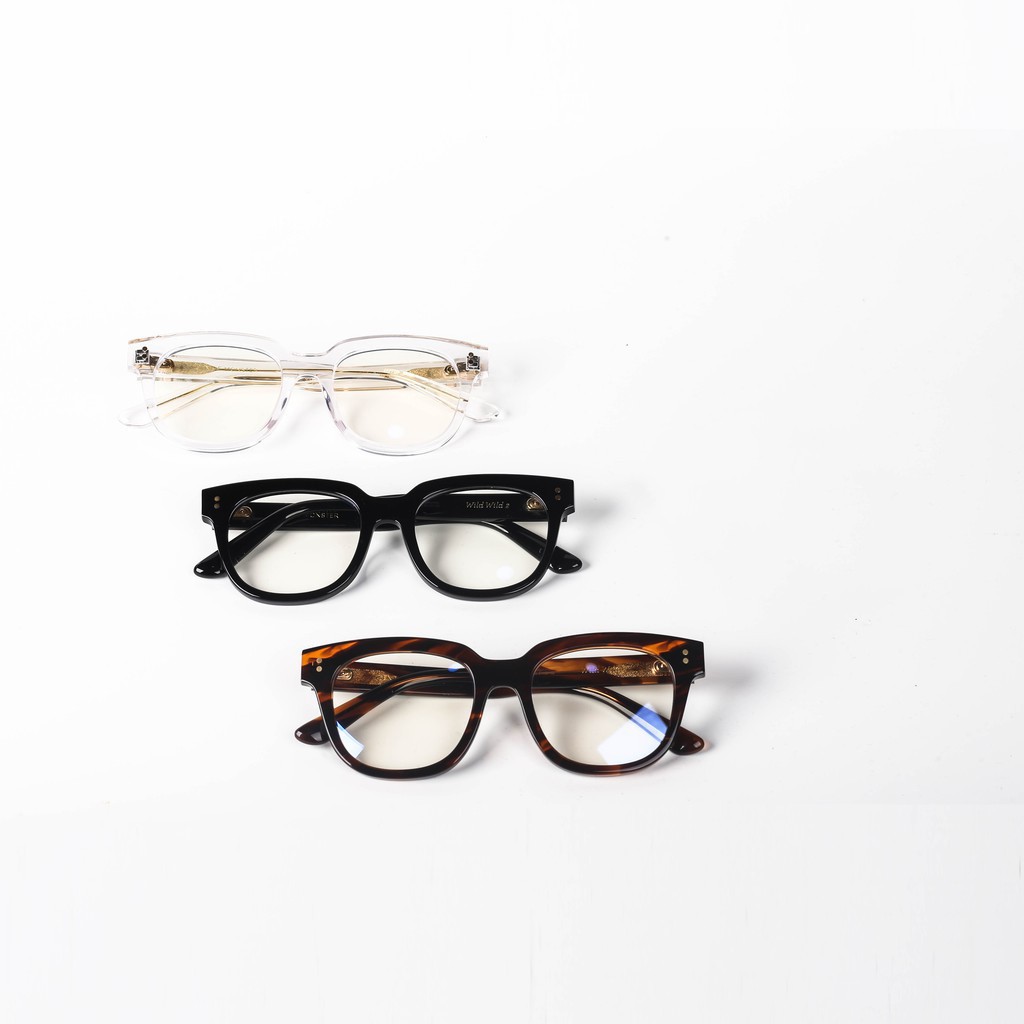 GM.Wild Wild 2 - Gọng Kính Cận Thời Trang Unisex chống tia UV Full Box - NOVA - Bảo hành 6 tháng