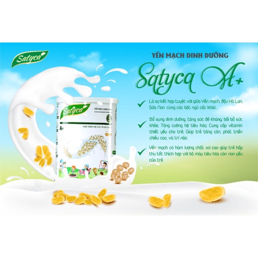 Sữa yến mạch dinh dưỡng Satyca A+