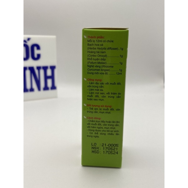 ✅ [Chính Hãng] Dung dịch thảo dược An Bảo Làm dịu các vết mũi đốt, côn trùng cắn, Làm mát da.