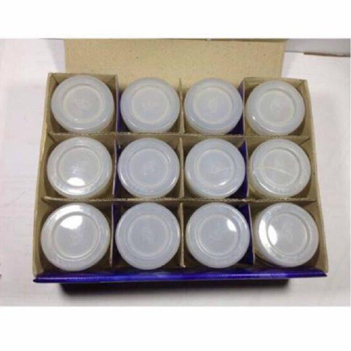 Bộ 12 Hũ Thủy Tinh Làm Sữa Chua 100ML Cẩm Đạt