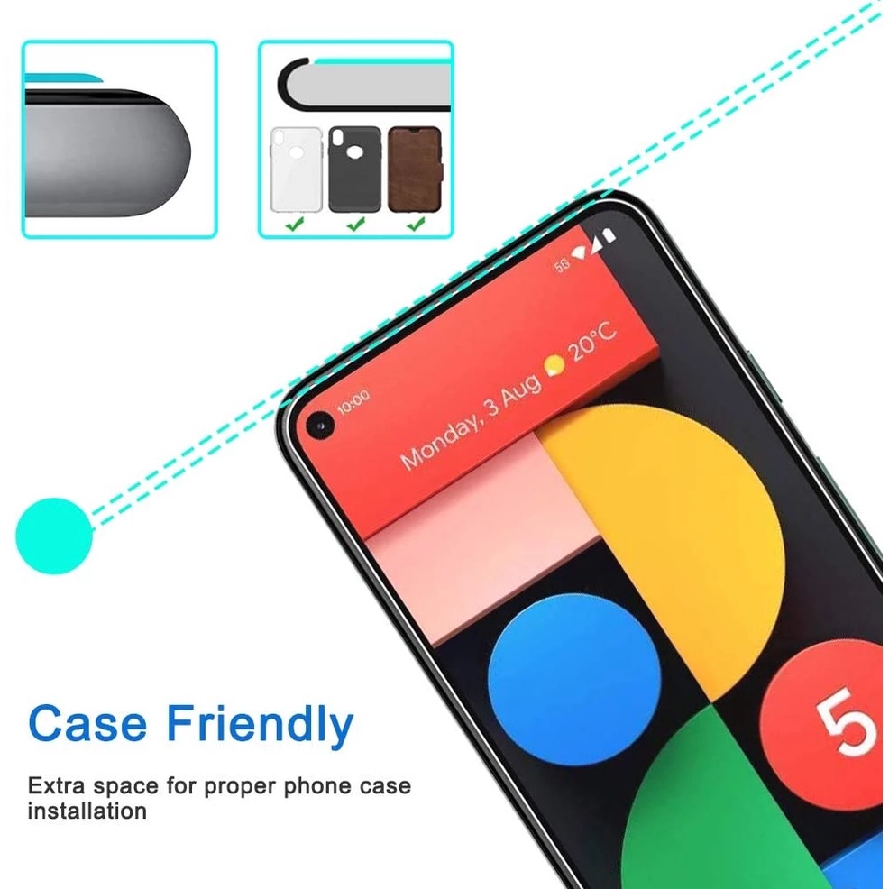Miếng DáN CườNg LựC BảO Vệ Độ CứNg 9H Cho Pixel 5 6 6A 7 Pixel 6 Pro