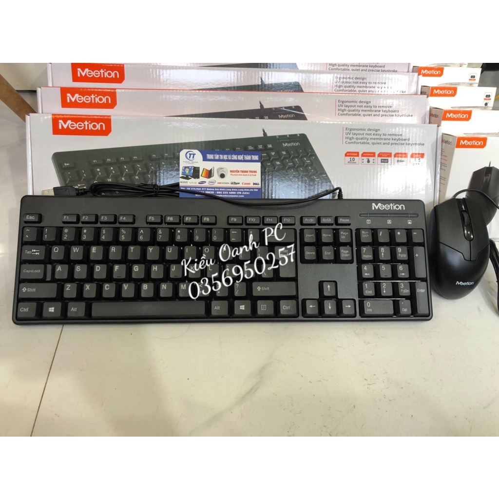 COMBO Bộ phím chuột văn phòng Meetion AK100+M361 - Meetion AK100+M361 | BigBuy360 - bigbuy360.vn