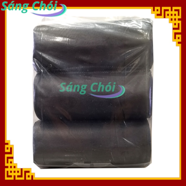 1kg [Size Trung 55 x 65 cm Đựng Thùng 7L] Túi Đựng Rác Cuộn PP Đen Cao Cấp (Túi Rác 3 Cuộn) - Gia Thành - Sáng Chói